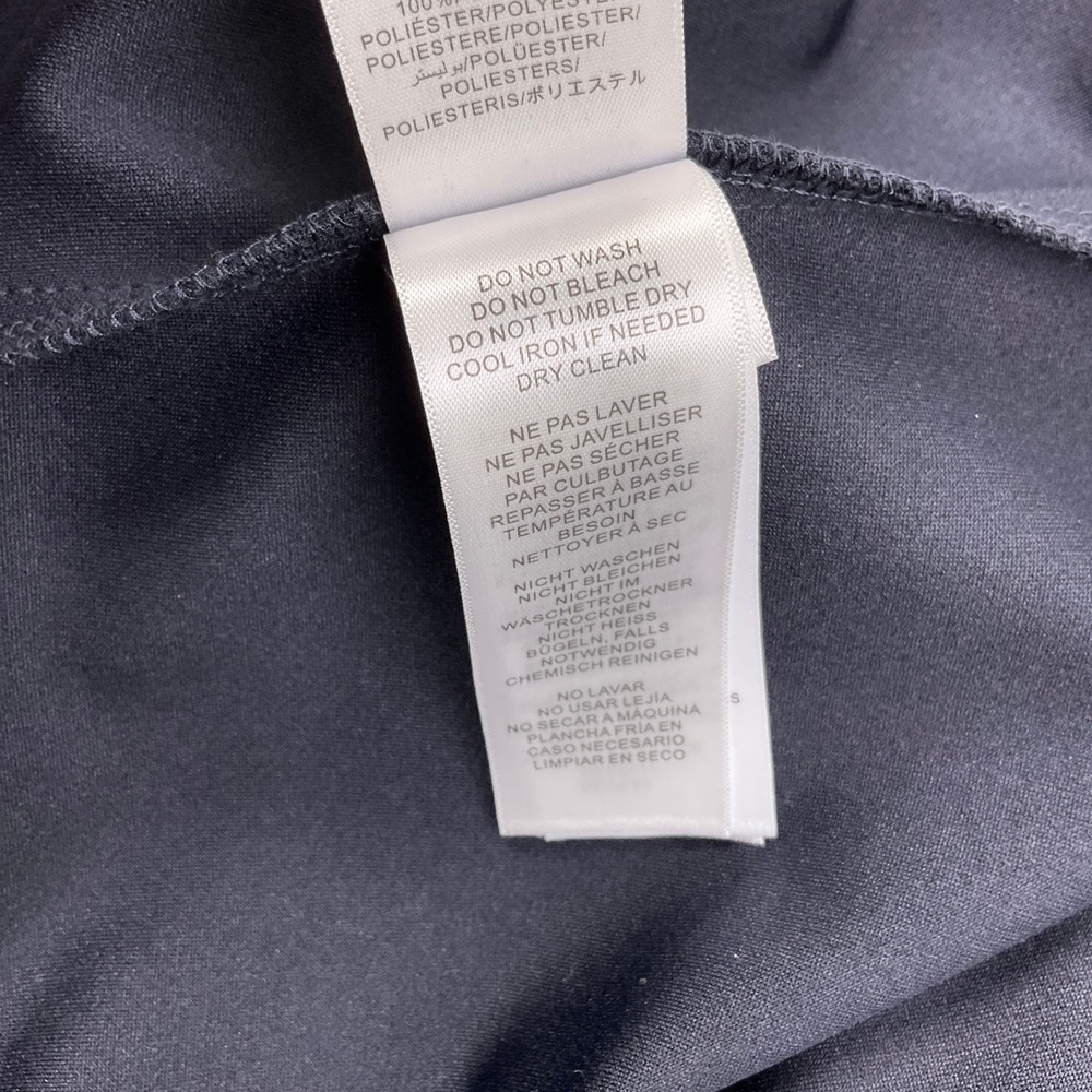 Adrianna Papell Tuxedo Dress Womens 6 Midnight Navy Sequin Luxury Formal Wrap - Picture 7 of 14